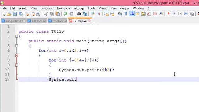 #7 Triangle Program In Java || Java Technocrat [Hindi] смотреть онлайн