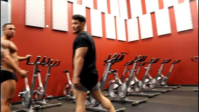 IFBB Pro Axel Alvarez And Jeremy Buendia 2x Mr Olympia Train Arms And Pose Classic Physique 2016