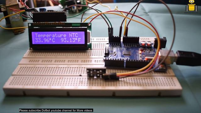 Arduino Based Temperature Measure using Thermistor NTC смотреть онлайн