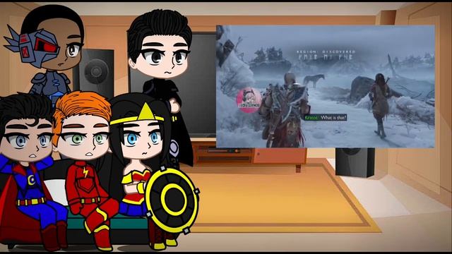Justice League react to Kratos part 8 || GOW Ragnarök || смотреть онлайн