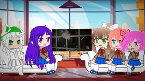 DDLC React to Minecraft Creepypasta | WHITE ENDERMAN (Feat: White Andr)