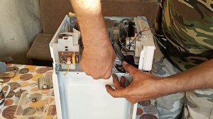 Сборка микроволновки после восстановления краски корпуса