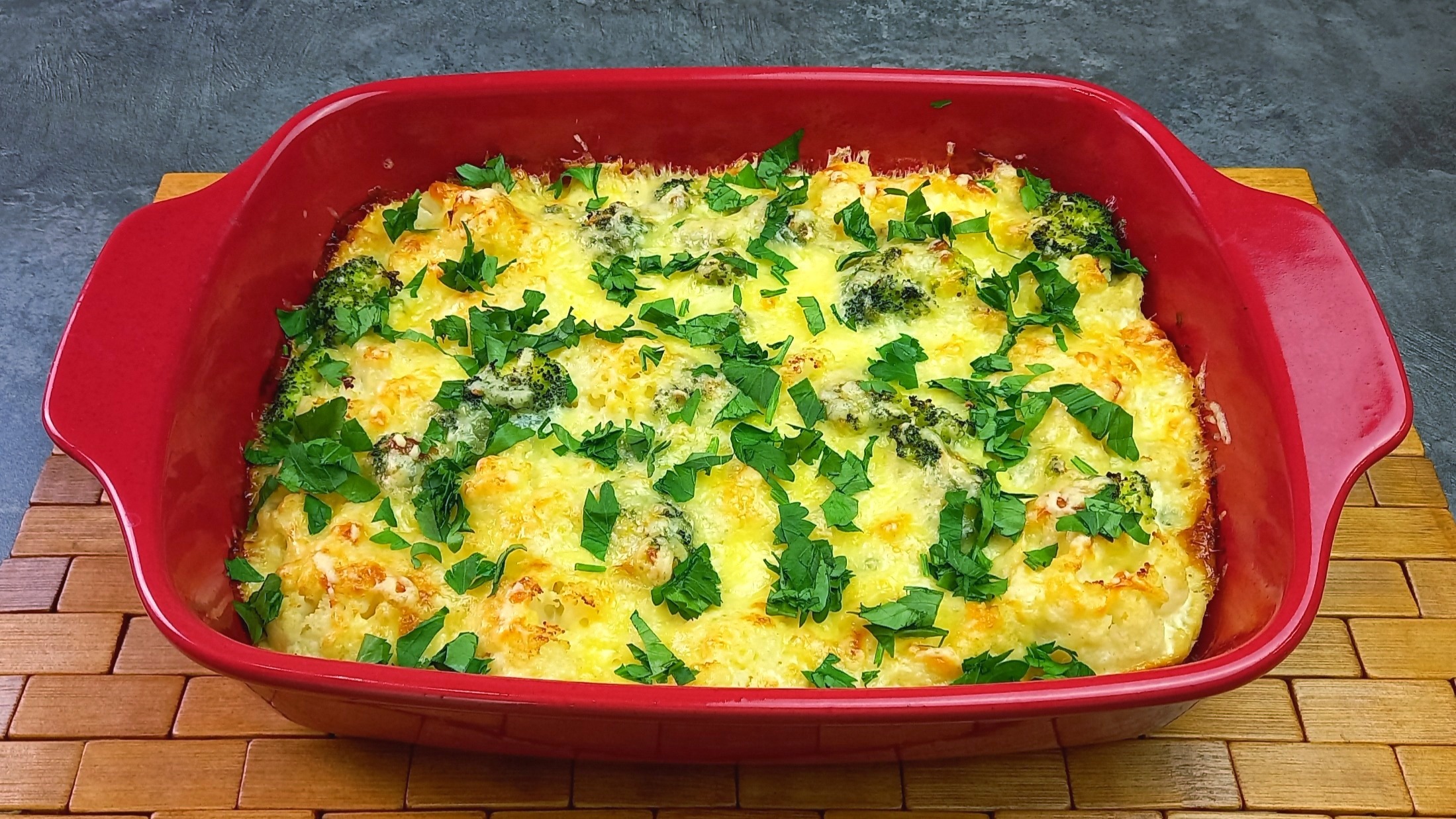 Запеканка из цветной капусты и брокколи смотреть онлайн