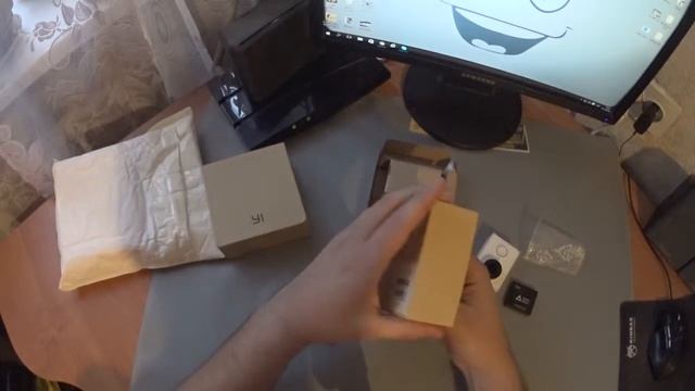 Распаковка камеры Xiaomi Yi Action - Посылка с GearBest смотреть онлайн