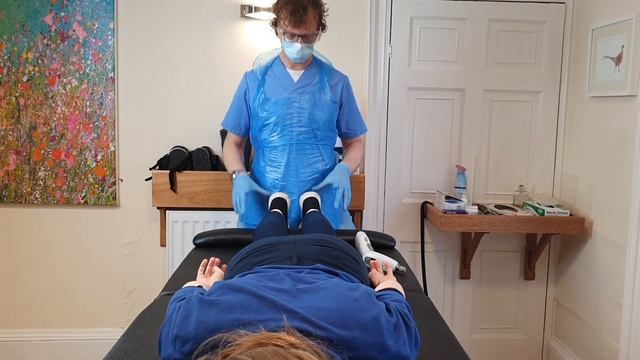 Chiropractic Activator Adjustment And Tests For Stress And Emotional Trauma.