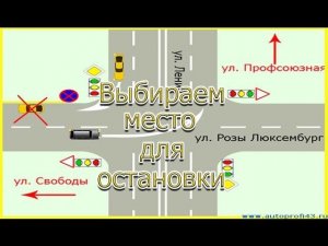 Как правильно остановиться на экзамене? Выбираем места для остановки и стоянки