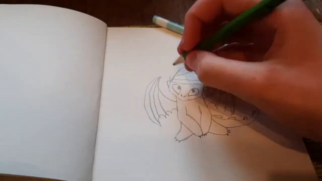 Как нарисовать Беззубика в шапочке! ?/ рисование/ очень просто!