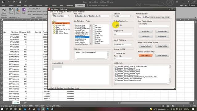 SQL Builder For SQLite - Access - Excel - Ms Server смотреть онлайн