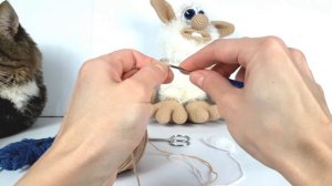 Буба домовенок. Буба. Мастер класс.  (Урок 5. Глазки)