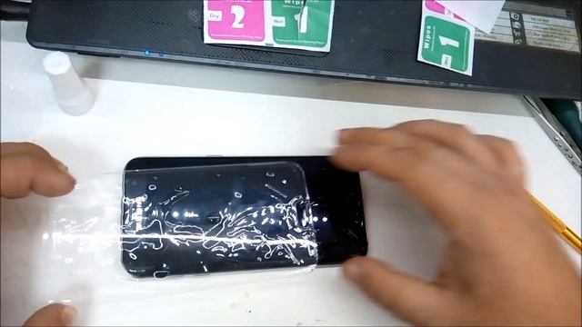 Супер бронь стекло для Samsung S7 EDGE, с скруглеными краями дисплея. смотреть онлайн