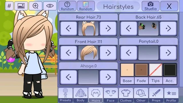 °10 женских причёсок /GachaLife/° смотреть онлайн