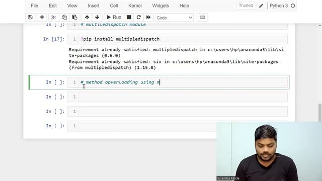 ?♂️ Method overloading using multipledispatch module in Python | Python By Surendra смотреть онлайн