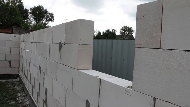 Укладка стен сарая из газоблоков смотреть онлайн