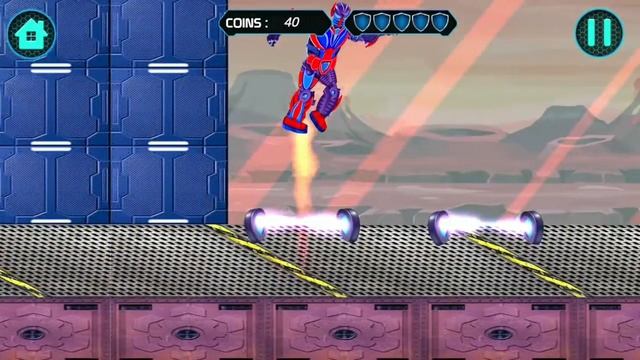 Superhero Robot Runner Endless Run Robot Games смотреть онлайн