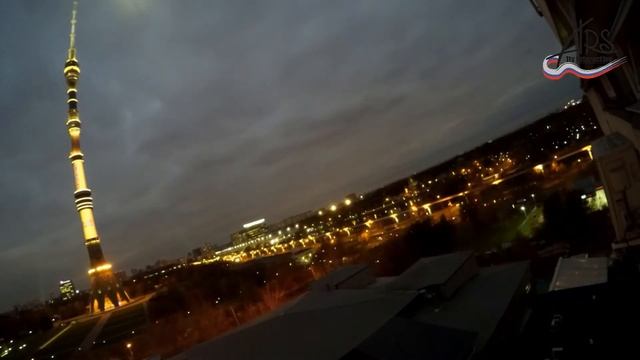 Панорама на Останкинскую телебашню (призрачно все) смотреть онлайн