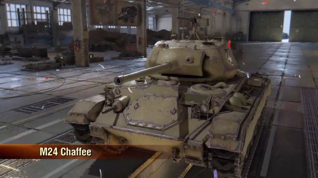 World of Tanks American M24 Chaffee смотреть онлайн