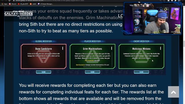 GALACTIC CHALLENGES INFO IS HERE. STARTS NEXT WEEK!! | Star Wars: Galaxy of Heroes смотреть онлайн