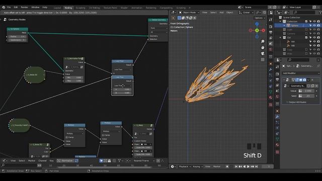 [Noding] Default Cube Destruction / Collision VFX - Blender Geometry Nodes 3.0 Field смотреть онлайн