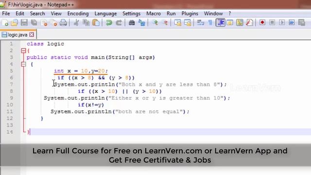 What Is Logical Operators In Core Java In Hindi? | LearnVern смотреть онлайн