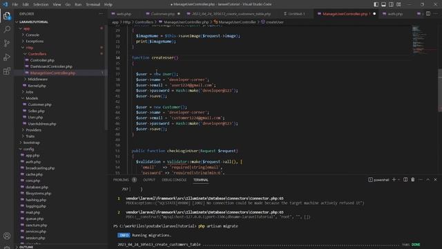 Auth gaurd in laravel 10 | make model authenticable | make customer table authenticable смотреть онлайн