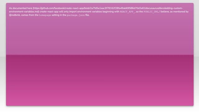 Can't build create-react-app project with custom PUBLIC_URL смотреть онлайн