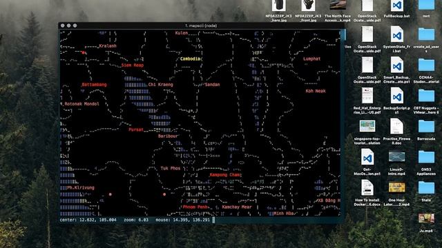 MapSCII - The Whole World In Your Console смотреть онлайн