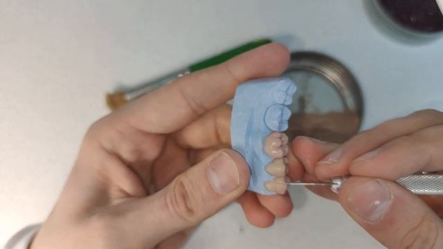 WAXUP. Моделировка зубов. Как моделировать нижний первый премоляр. 4-й зуб. 44 зуб.