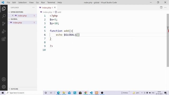 Super Global Variable Global website development with php смотреть онлайн