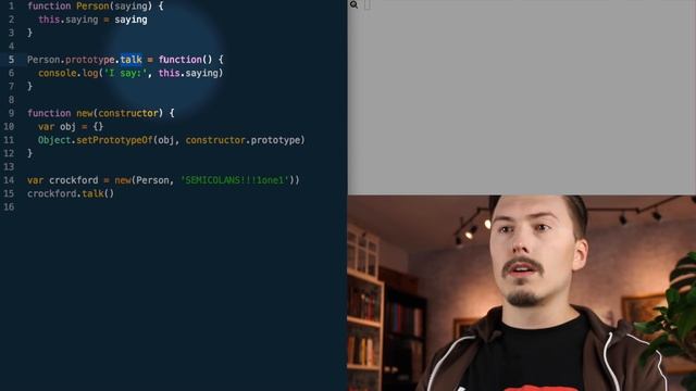 The 'new' keyword - Object Creation in JavaScript P4 - FunFunFunction #50 смотреть онлайн