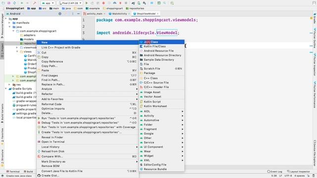 3. Shopping Cart (MVVM) - Project Setup & Navigation Component смотреть онлайн