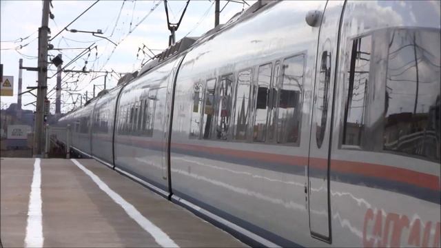 Высокоскоростной электропоезд ЭВС1-08 "Сапсан", СПб / High-speed EMU EVS1-08 "Sapsan" смотреть онлайн