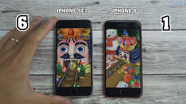 iPHONE SE 2020 (SE2) vs iPHONE 8 Speed Test & Multi Tasking Comparison! 2023 смотреть онлайн