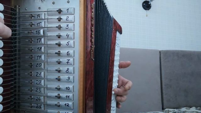 Разбор с цифрами песни "Туман"(Сектор Газа)на гармони. смотреть онлайн