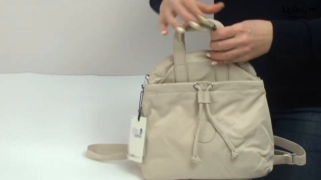 Обзор рюкзака Kipling GOYO MINI Dynamic Ivory P (65L) KI6483_65L смотреть онлайн