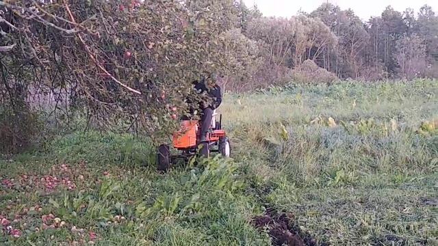 Пахота минитрактором на базе мотоблока кентавр 2080б. смотреть онлайн