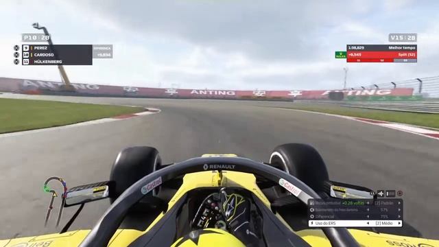 F1 2019 2T Modo carreira com a Renault 50% (China) смотреть онлайн