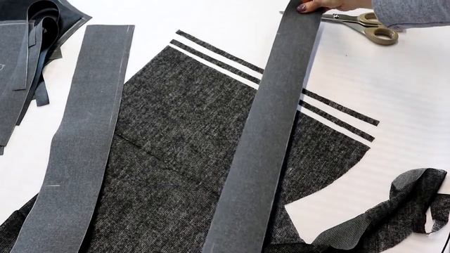 Шьем пояс-баску. Дублируем детали. Часть 4 смотреть онлайн