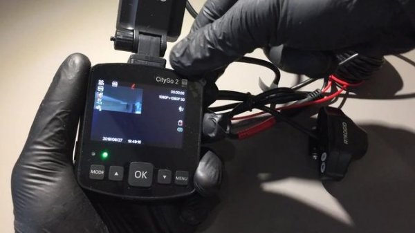 Roadgid CityGo 2 - подключение и тест задней камеры