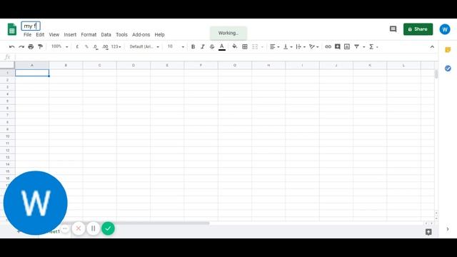 Online ExelSheet(Spreadsheet) Google Docs смотреть онлайн