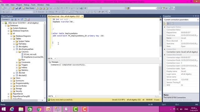 12. Primary Key Constraint in SQL Server смотреть онлайн