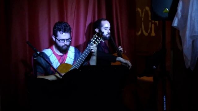 Burgmüller - Nocturne No.1 for Cello and Guitar - Live @ Whammy Bar Halloween Party смотреть онлайн