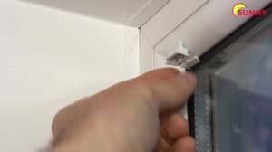 Замер и установка шторы плиссе "Plisse Vegas" в штапик