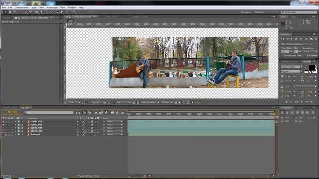 Эффект круговой панорамной камеры | 360° Degrees Camera
