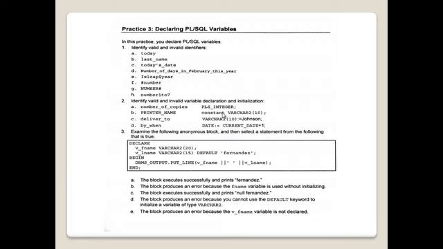 Oracle Database 12c: PL/SQL Fundamentals-Eğitim 1 смотреть онлайн