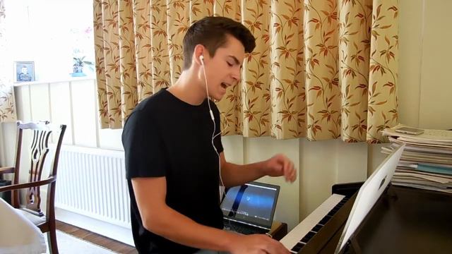 Radiohead - Glass Eyes - Piano/Synth/Vocal Cover смотреть онлайн