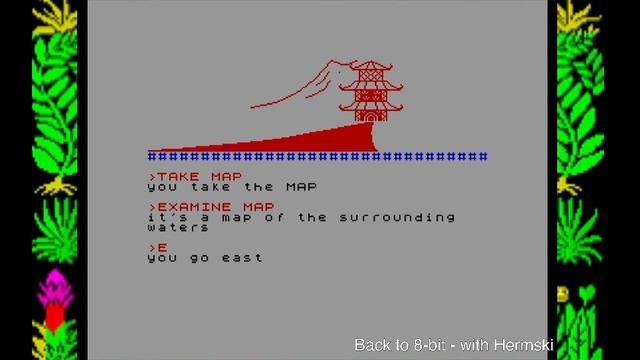 Invincible Island Walkthrough, ZX Spectrum Text Adventure Game смотреть онлайн