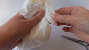 Как проделать дырку для хвоста в подгузнике
