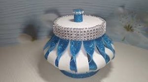 DIY Как сделать шкатулку для мелочей из фоамирана и пластиковой бутылки / Foam sheet craft ideas