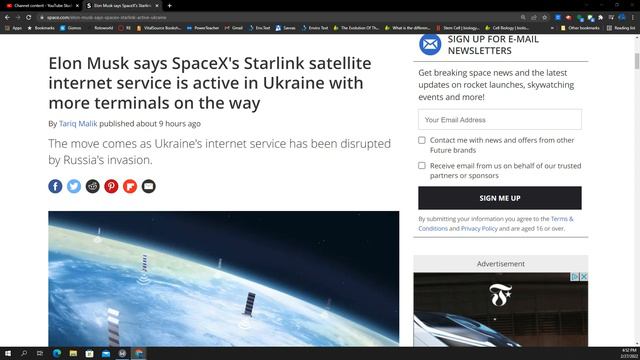 SpaceX Starlink internet service active in Ukraine, more terminals on the way! | Elon Musk смотреть онлайн