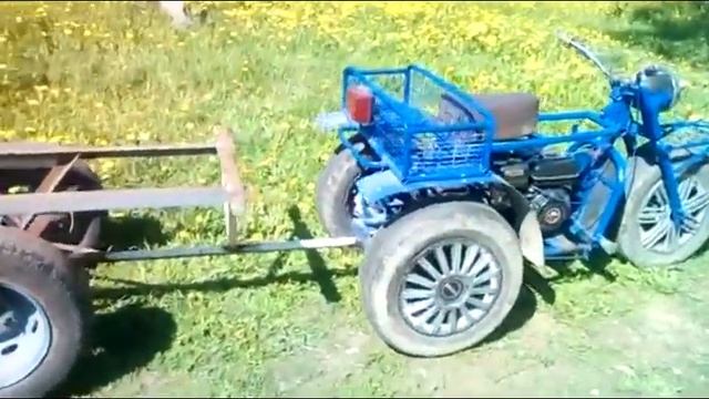 прицеп к трициклу. смотреть онлайн